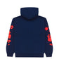 Sp5der Navy & Red Beluga Hoodie - Supra Sneakers