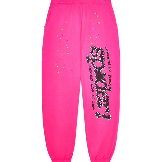 Sp5der Pink P*nk V2 Sweatpants - Supra Sneakers