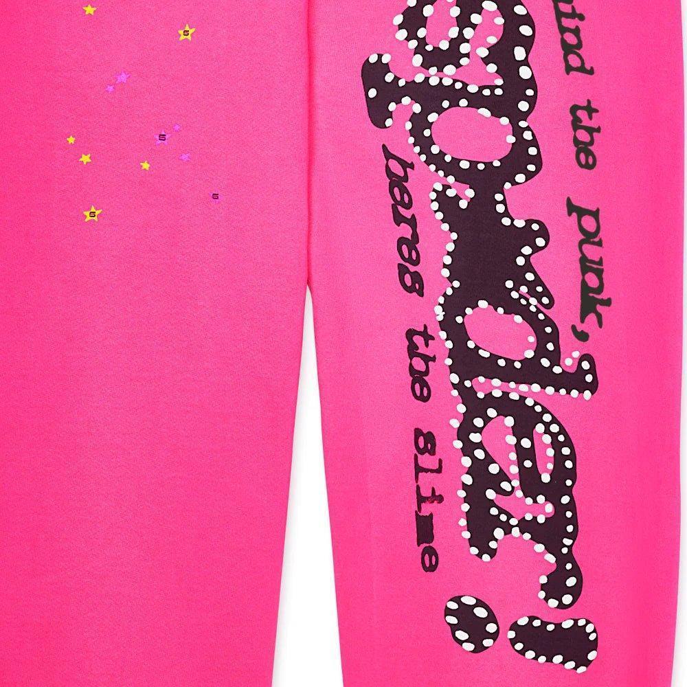 Sp5der Pink P*nk V2 Sweatpants - Supra Sneakers