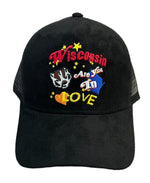 Supra Sneakers State Pride Trucker Hat Black - Supra Sneakers - Image 1