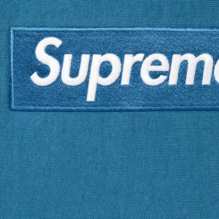 Supreme Box Logo Hooded Sweatshirt (FW23) Blue - Sneakersbe Sneakers Sale Online