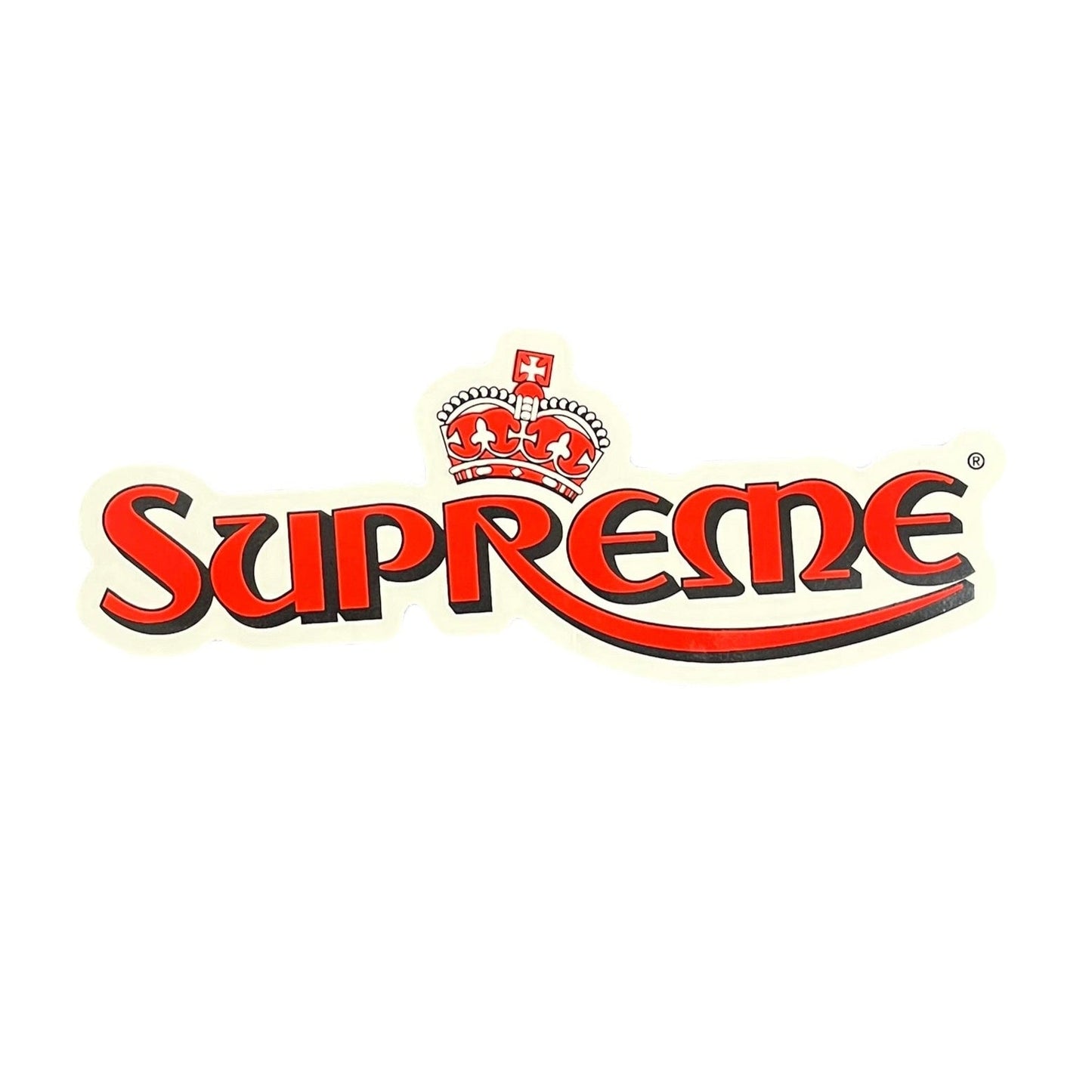 Supreme Crown Sticker - Supra Sneakers