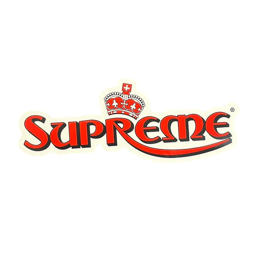 Supreme Crown Sticker - Supra Sneakers