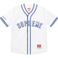 Supreme Mitchell & Ness Satin Baseball Jersey White - Supra Sneakers