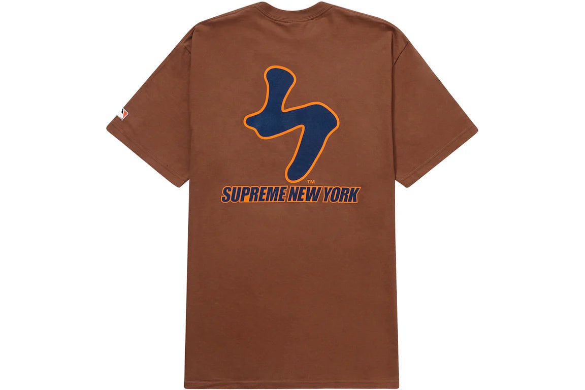 Supreme MLB New York Mets Kanji Teams Tee Brown - Supra Sneakers
