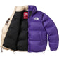 Supreme The North Face Split Nuptse Jacket Tan / Purple - Sneakersbe Sneakers Sale Online