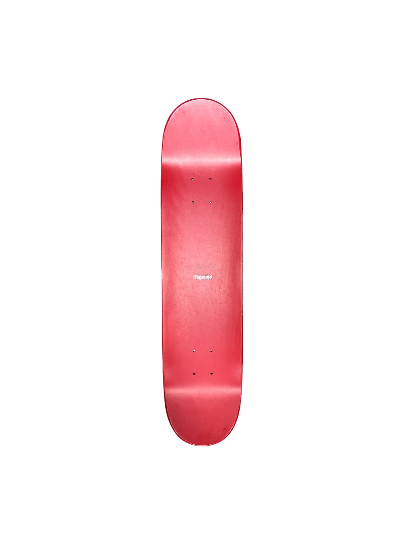 Takashi Murakami x Supreme Skateboard Deck Ponchi-Kun Red (Signed by Murakami) - Supra Sneakers