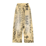 Vertabrae VERT Ivory Graffiti Sweat Pants - Supra Sneakers - Image 2
