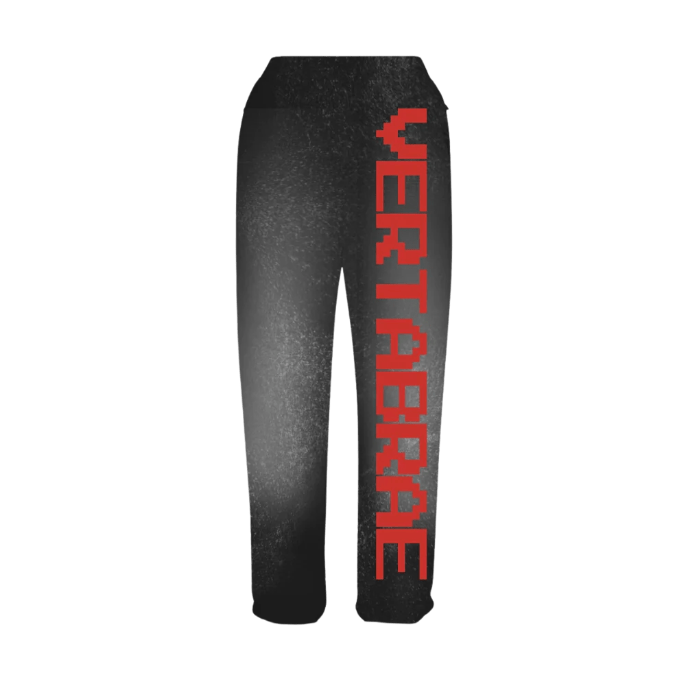 Vertebrae C-2 Sweat Pants Washed (Black & Red) - Sneakersbe Sneakers Sale Online
