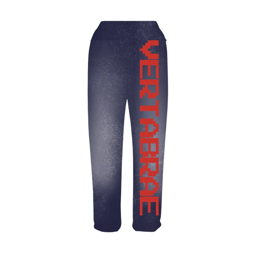 Vertebrae C-2 Sweat Pants Washed (Navy & Red) - Supra puma Sneakers