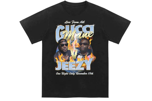 Verzuz Gucci Mane vs. Jeezy T-Shirt Black - Paroissesaintefoy Sneakers Sale Online