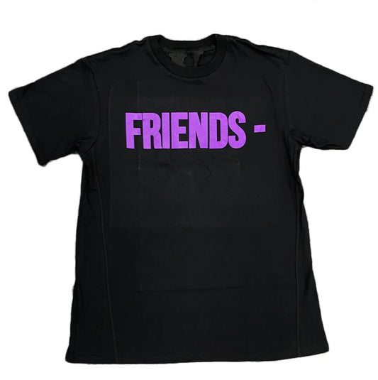Vlone Friends T-Shirt Black Purple - Sneakersbe Sneakers Sale Online