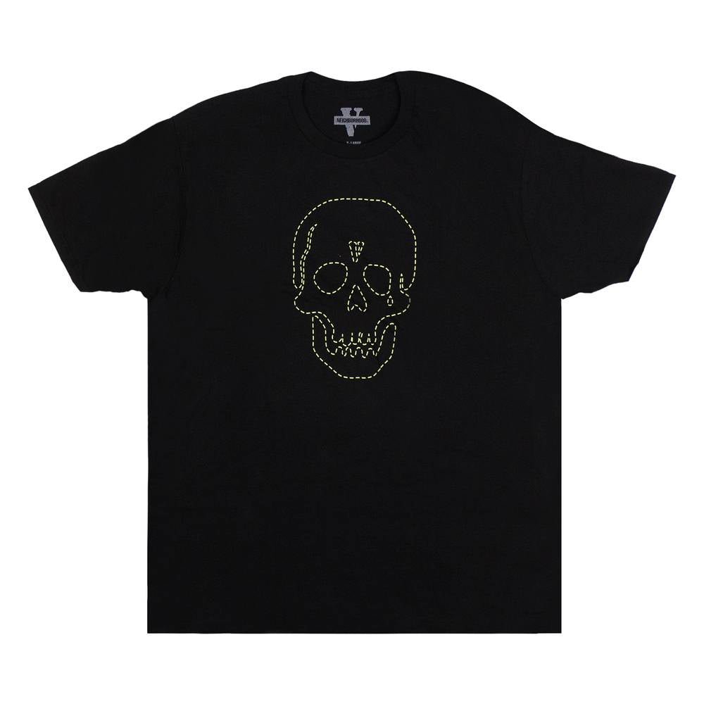 Vlone x Neighborhood Skull T-Shirt Black / Green - Supra Sneakers